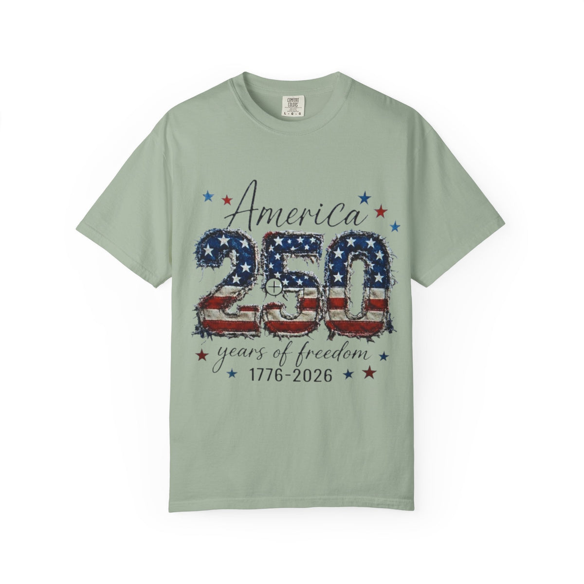 America 250 T-Shirt — 1776–2026 Stars & Stripes Patriotic Tee