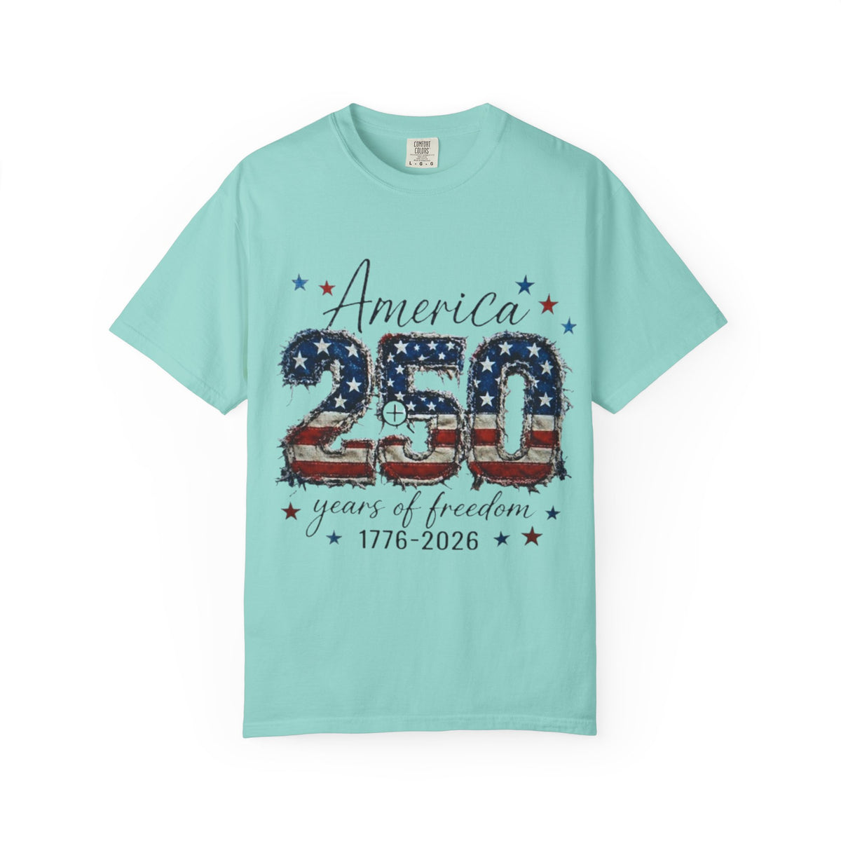 America 250 T-Shirt — 1776–2026 Stars & Stripes Patriotic Tee
