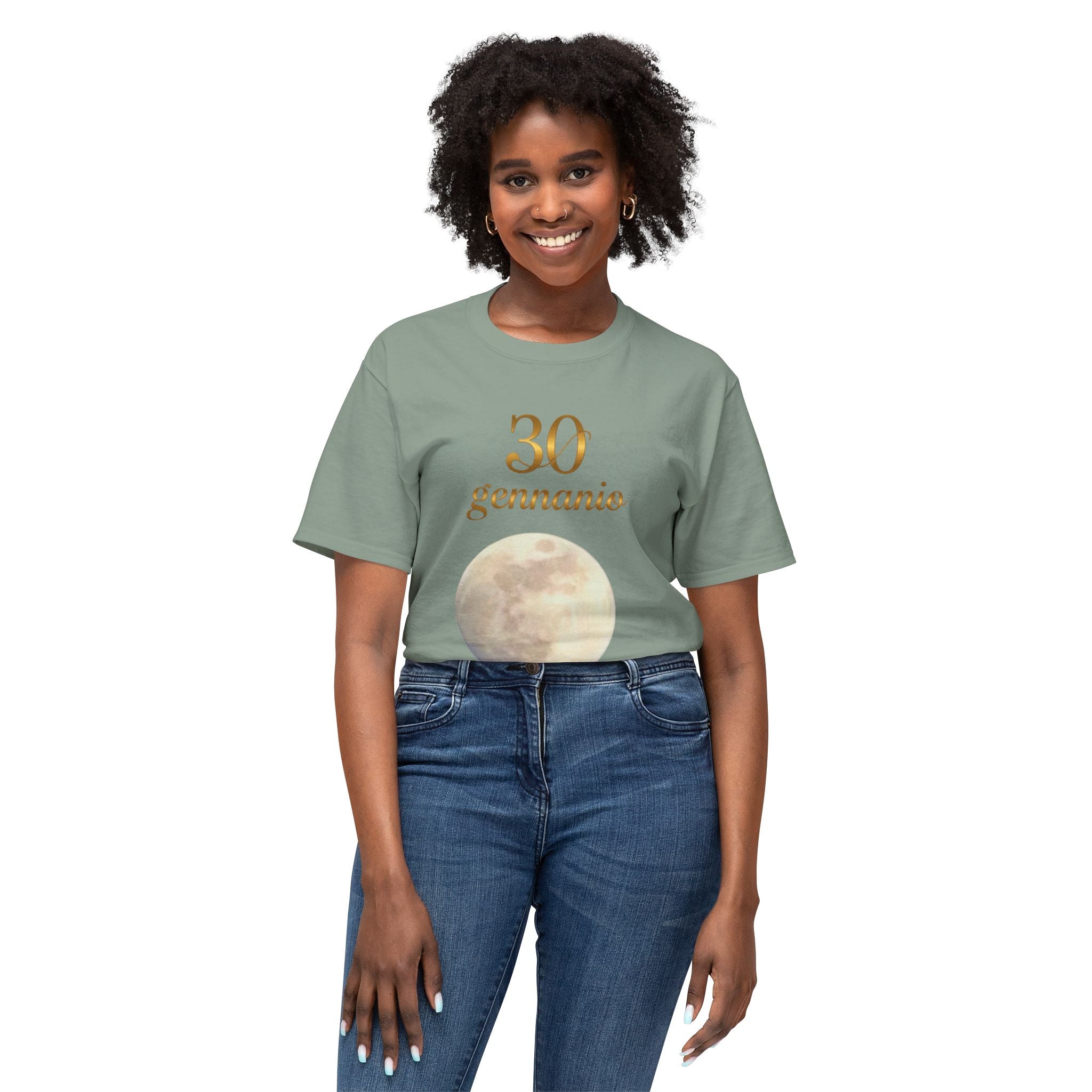 Moon Graphic Cotton Tee
