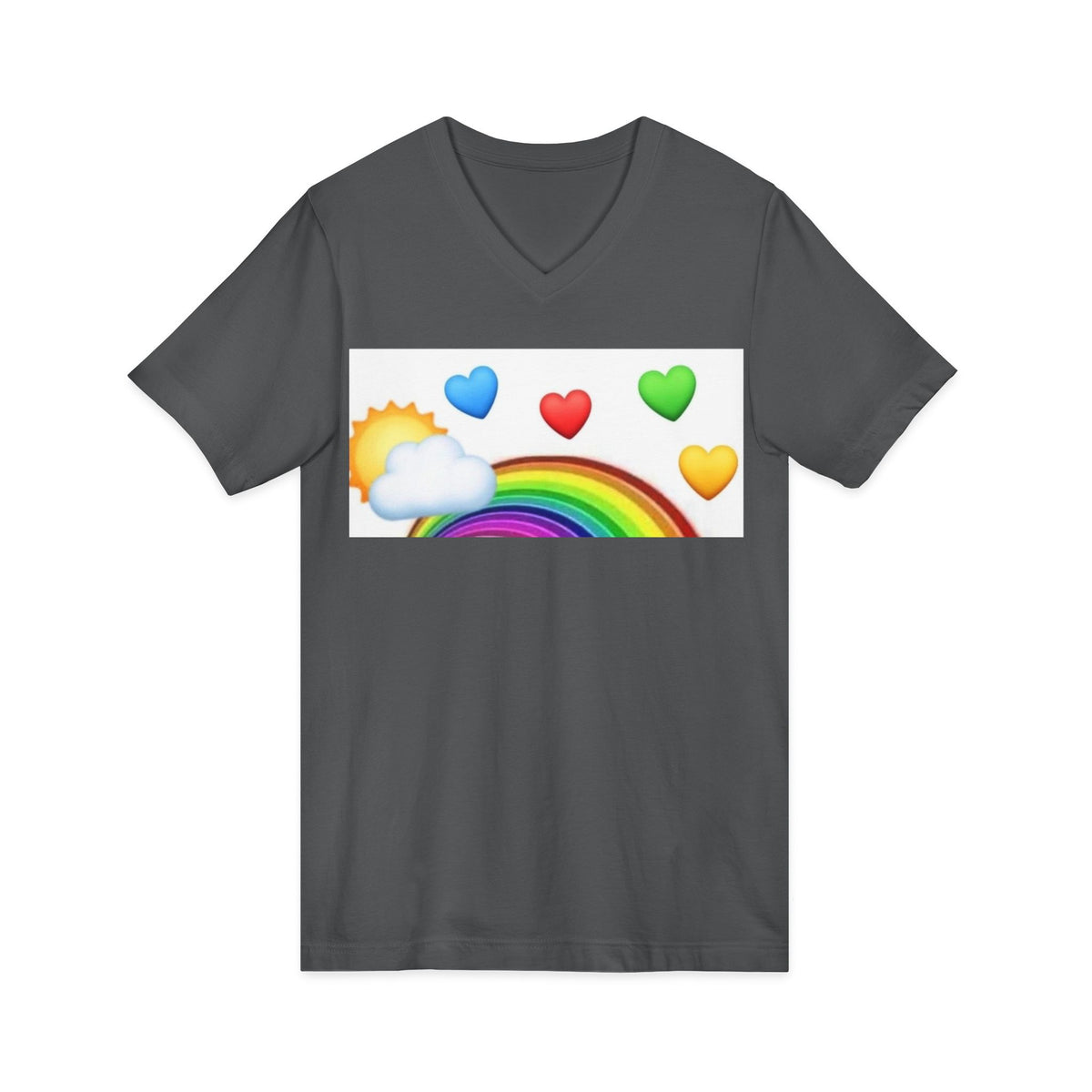 Unisex Jersey Short Sleeve V-Neck Tee