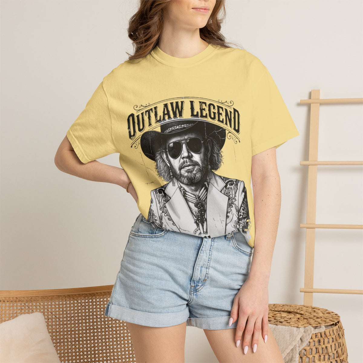 Outlaw Legend Tribute T-Shirt — David Allan Coe Memorial Graphic Tee