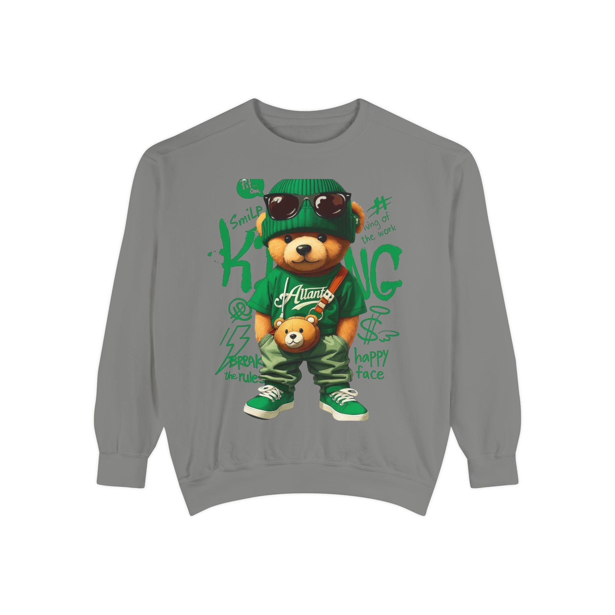Bear Graphic Cotton Sweatshirt
