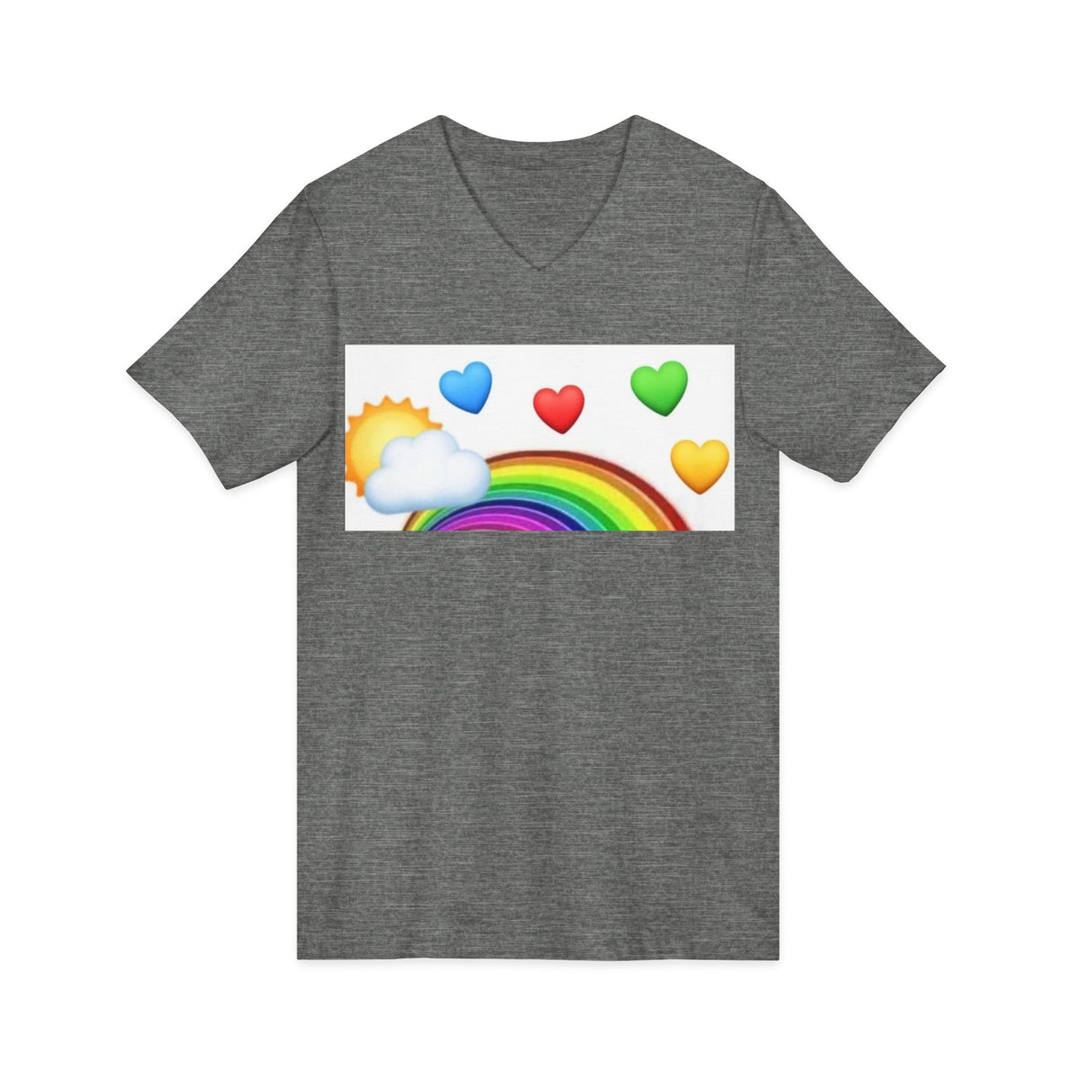 Unisex Jersey Short Sleeve V-Neck Tee
