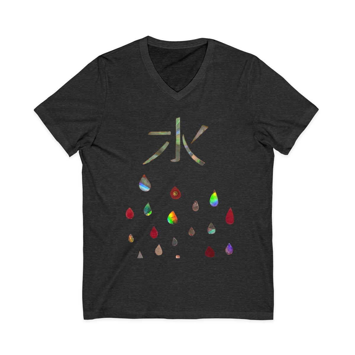 Unisex Jersey Short Sleeve V-Neck Tee