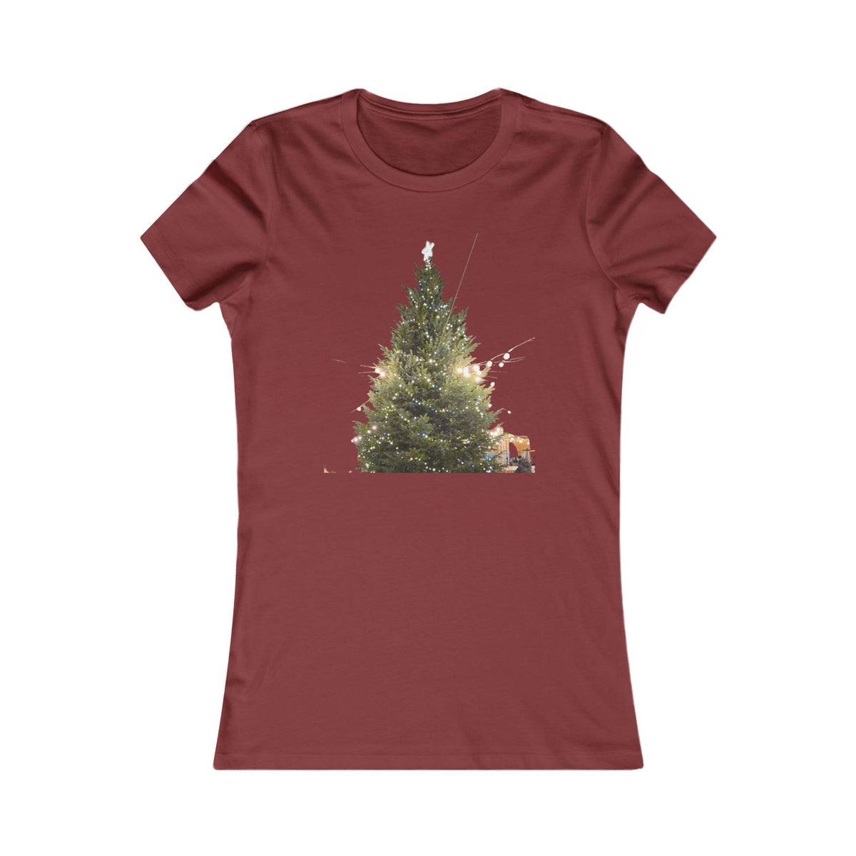 Christmas Tree Lights Women's Tee