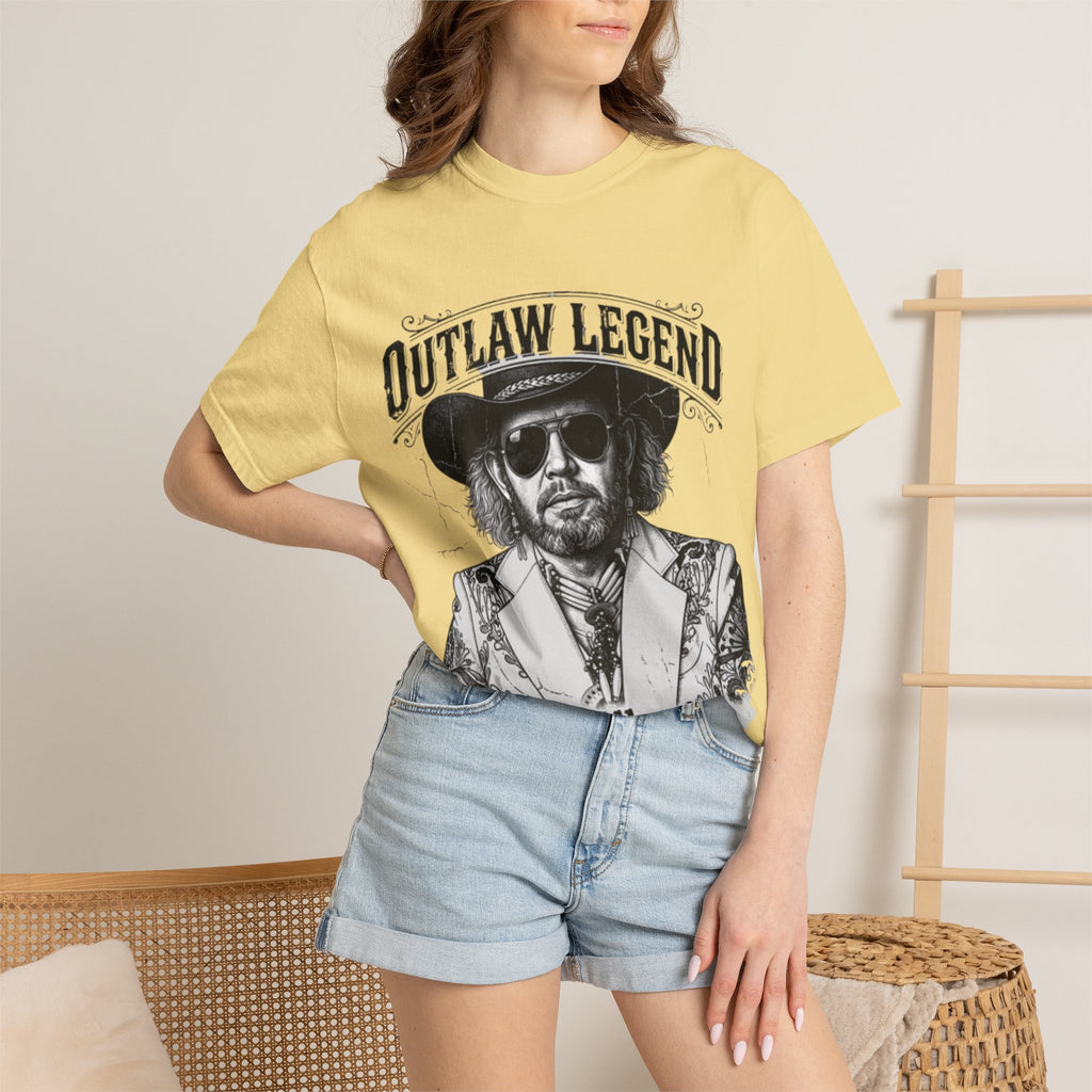 Outlaw Legend Tribute T-Shirt — David Allan Coe Memorial Graphic Tee