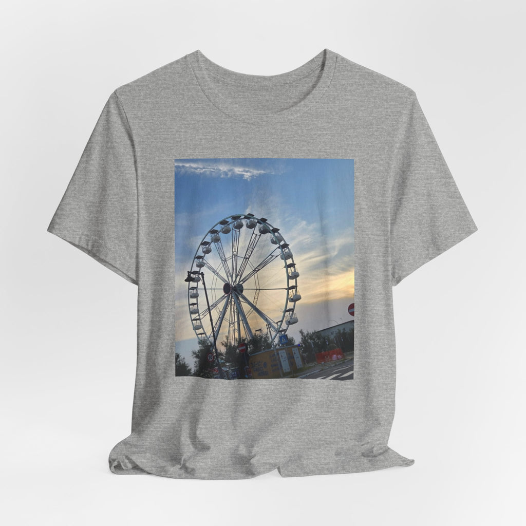 Ferris Wheel Sunset T-Shirt — Carnival Photo Tee