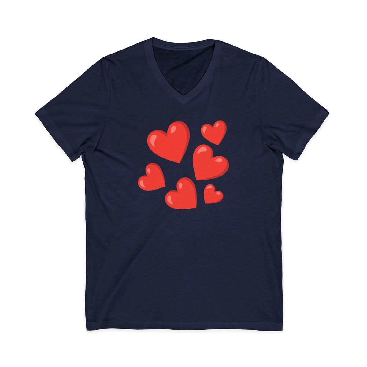 Unisex Jersey Short Sleeve V-Neck Tee