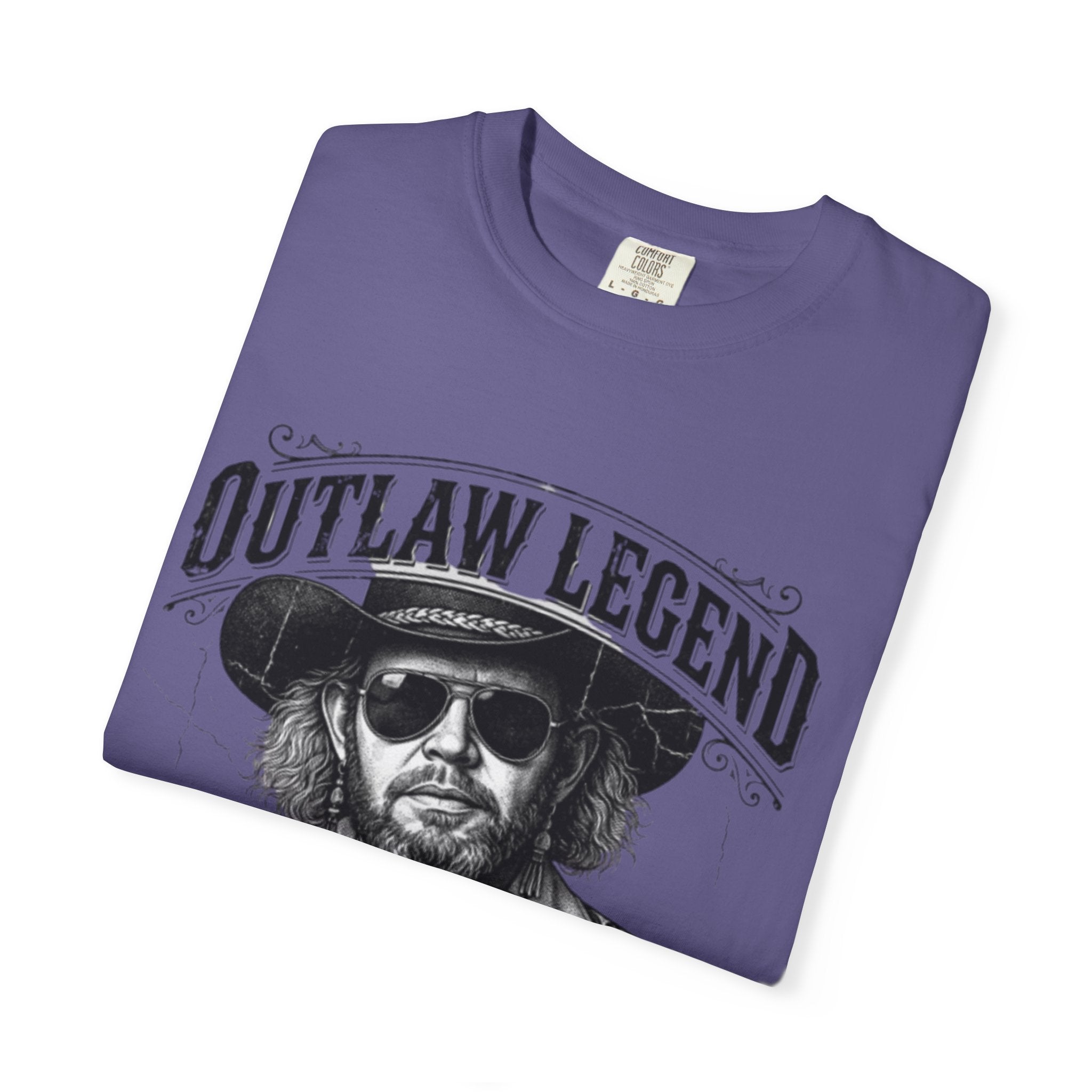 Outlaw Legend Tribute T-Shirt — David Allan Coe Memorial Graphic Tee