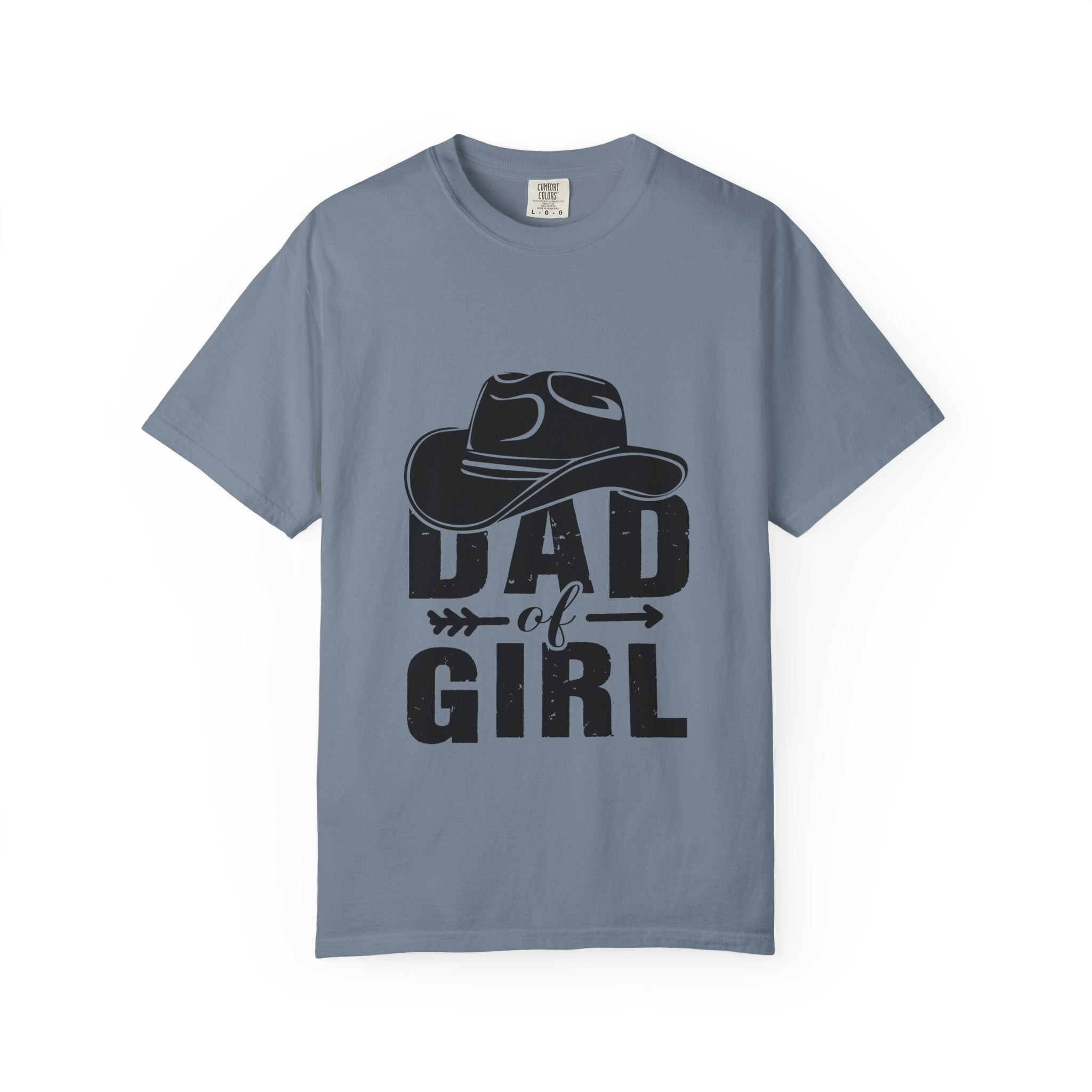 Dad of Girl T-Shirt — Cowboy Hat Father of Daughter Tee