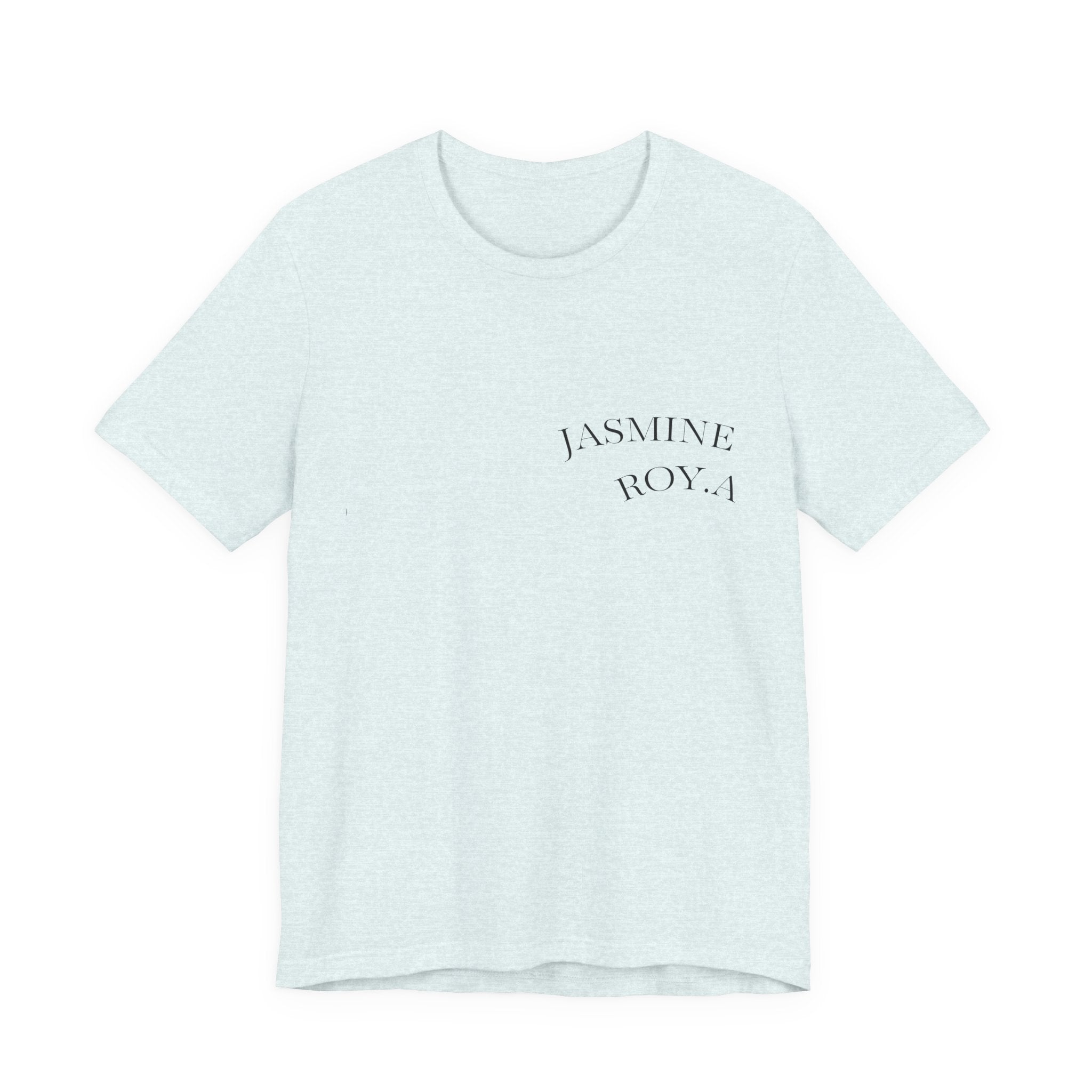 Jasmine Royal tee in soft cream - relaxed fit
