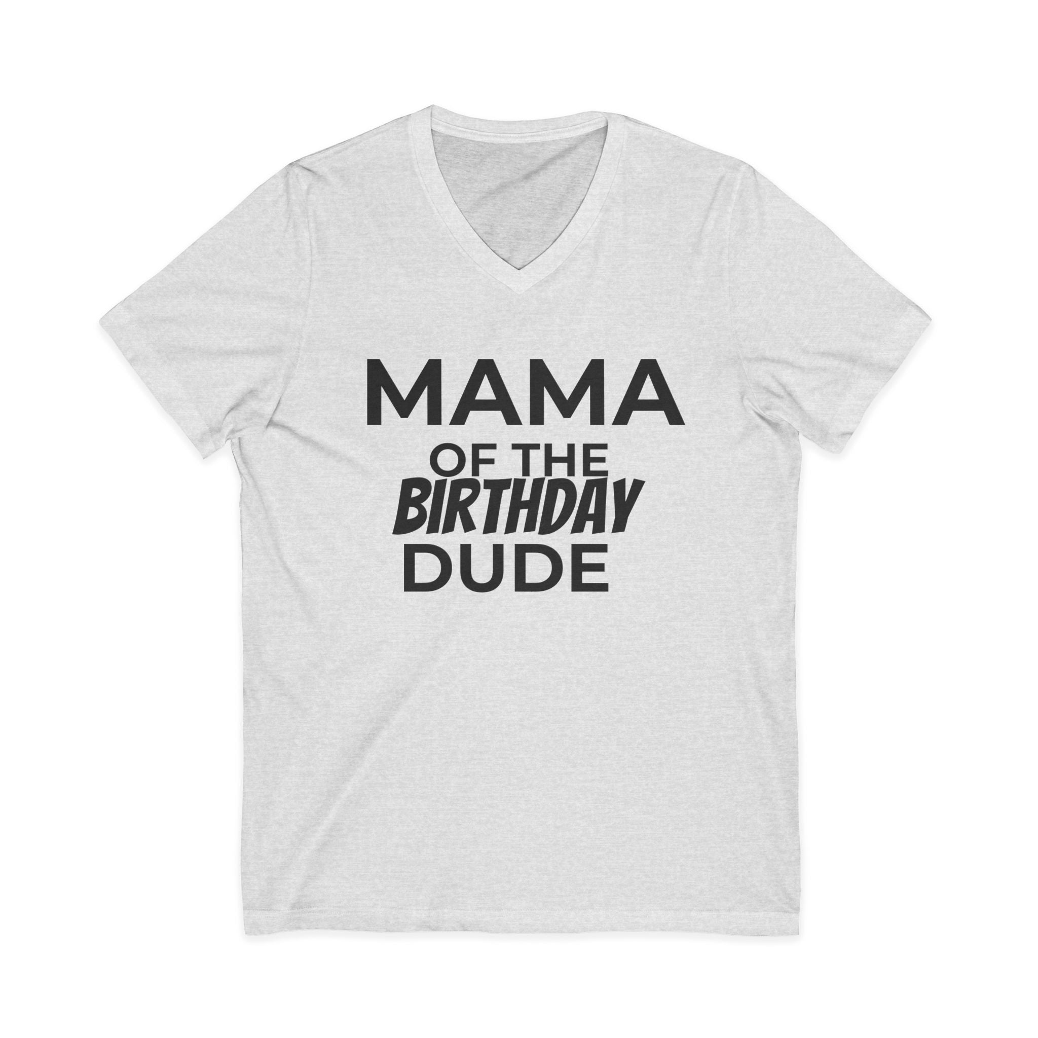 Birthday Mama Cotton V-Neck