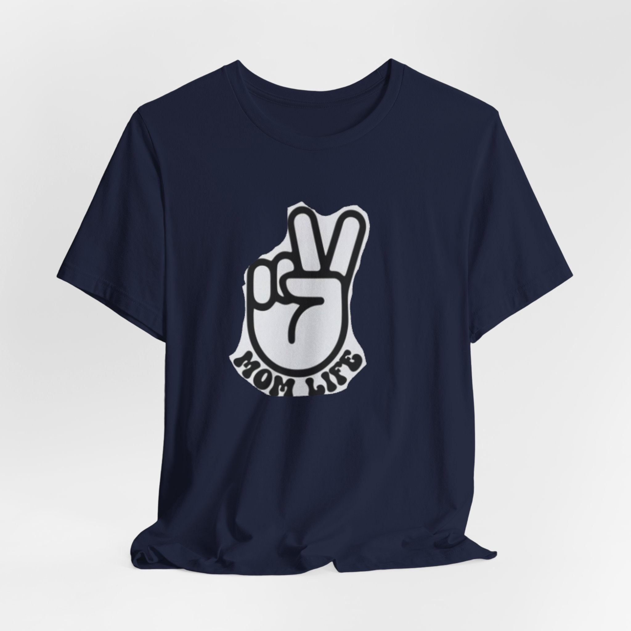 Mom Life Peace Sign T-Shirt