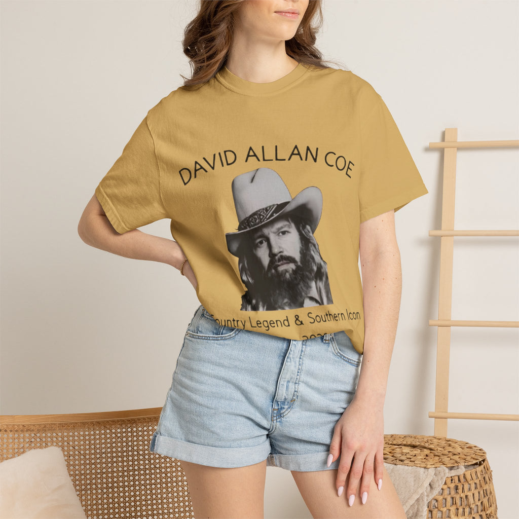 David Allan Coe Tribute T-Shirt – Country Legend Memorial