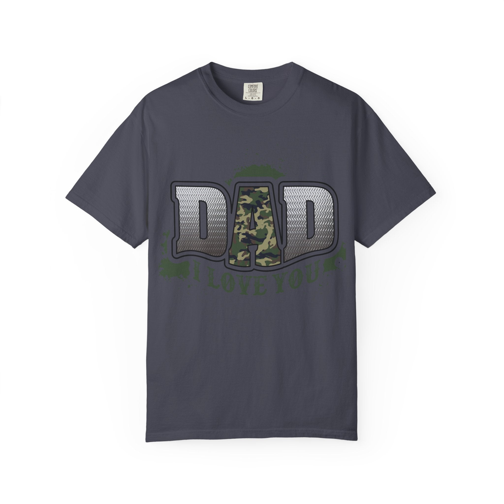 Dad I Love You Camo Graphic T-Shirt