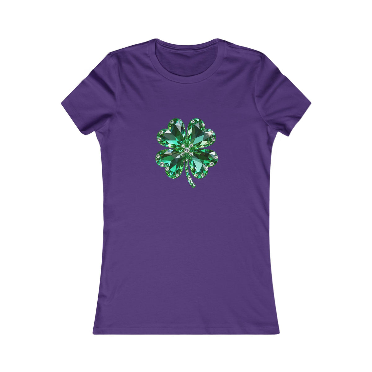 Women's T‑Shirt — Green Shamrock Clover Graphic St. Patrick's Day Tee