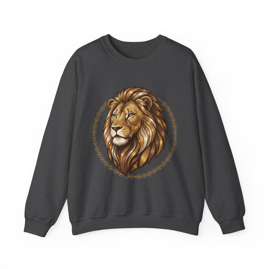 Lion Graphic Cotton Crewneck