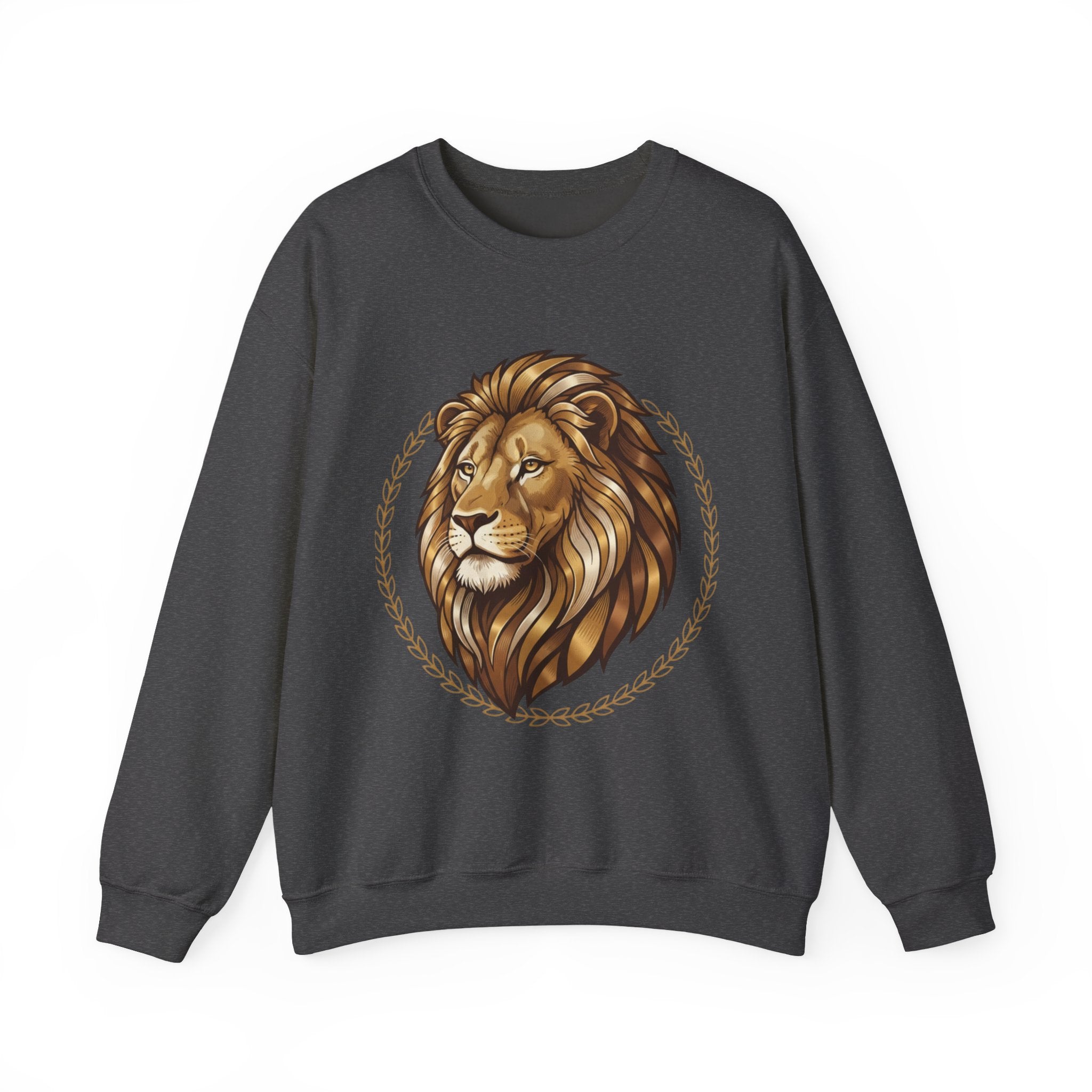 Lion Graphic Cotton Crewneck