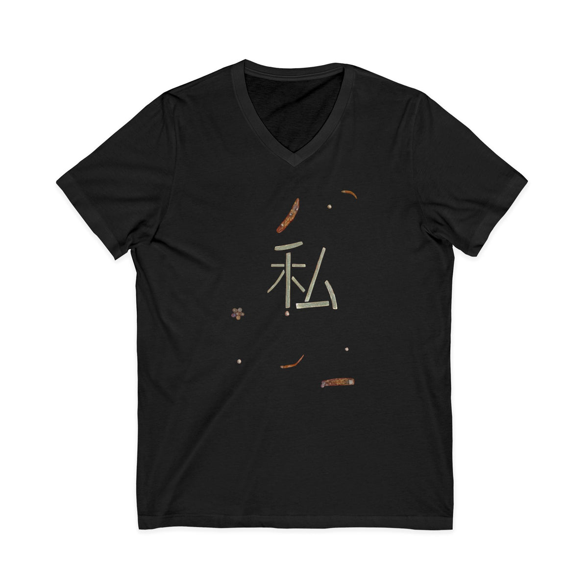 Unisex Jersey Short Sleeve V-Neck Tee