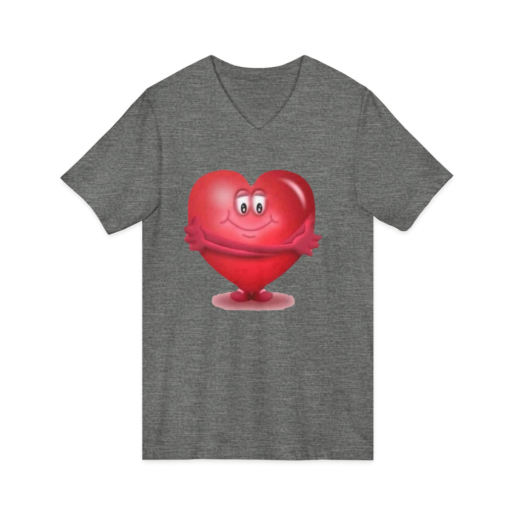 Unisex Jersey Short Sleeve V-Neck Tee