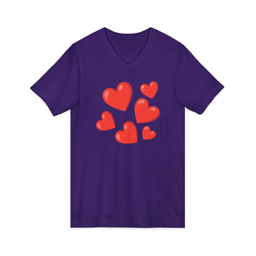 Unisex Jersey Short Sleeve V-Neck Tee