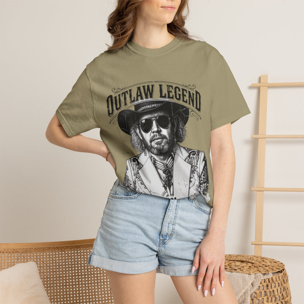 Outlaw Legend Tribute T-Shirt — David Allan Coe Memorial Graphic Tee
