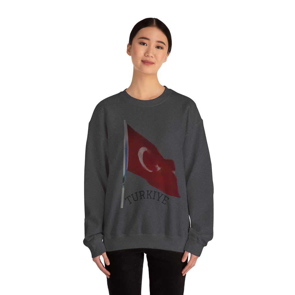 Turkish Flag Fleece Crewneck