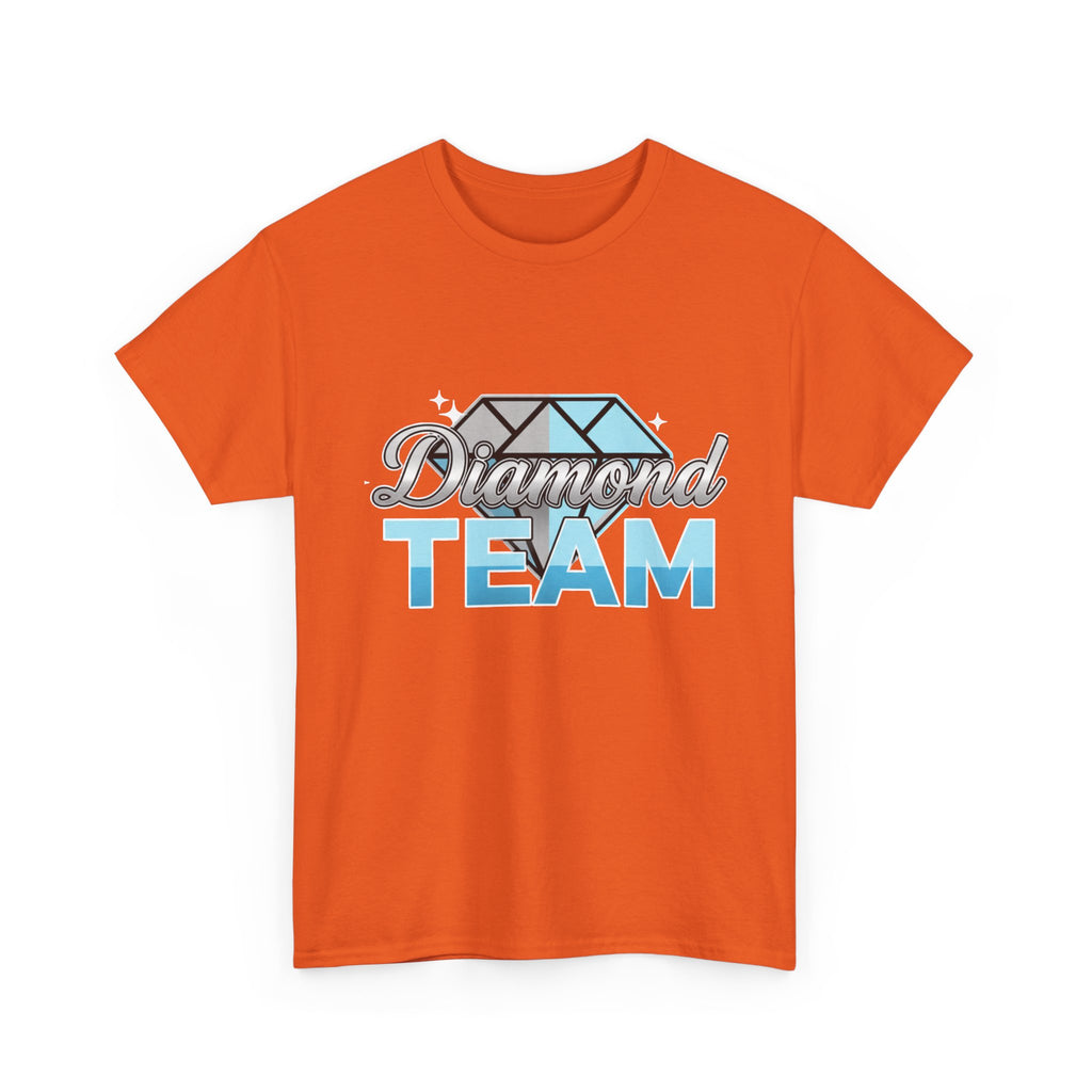Diamond Team T-Shirt — Blue Gem Graphic Tee