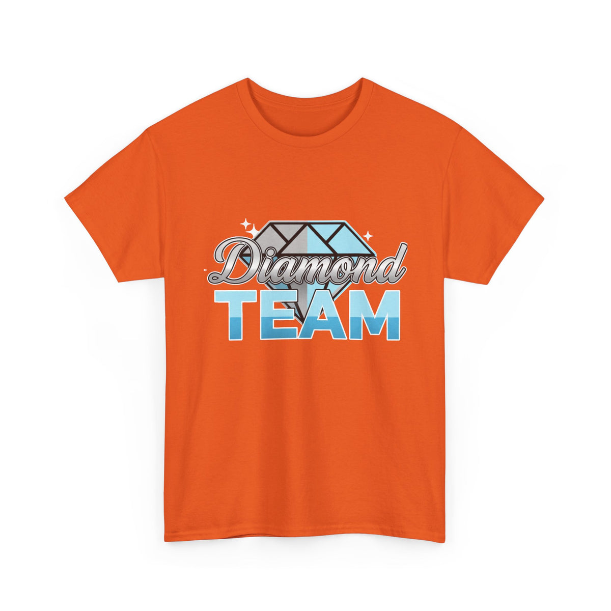 Diamond Team T-Shirt — Blue Gem Graphic Tee