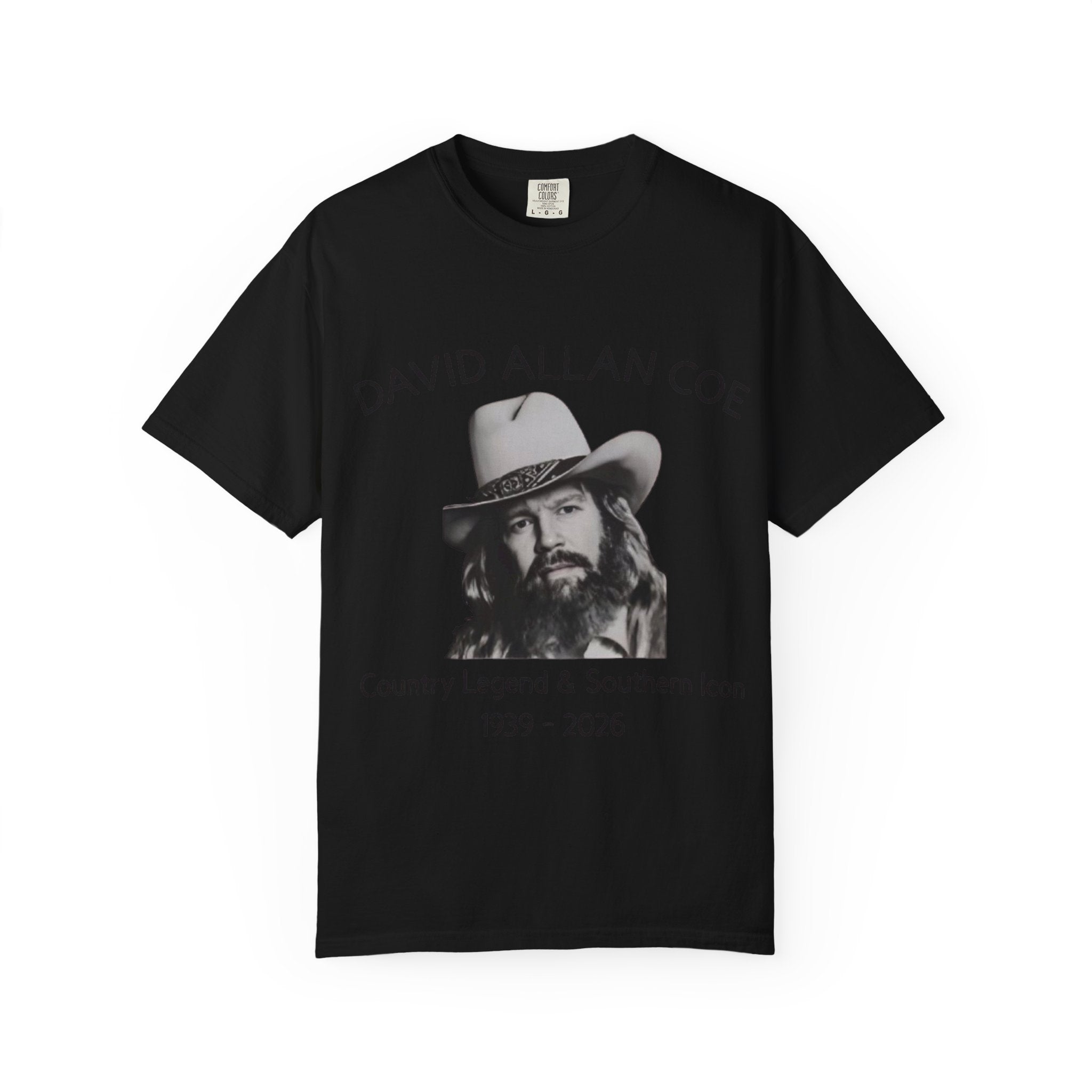 David Allan Coe Tribute T-Shirt – Vintage Cotton Memorial Tee