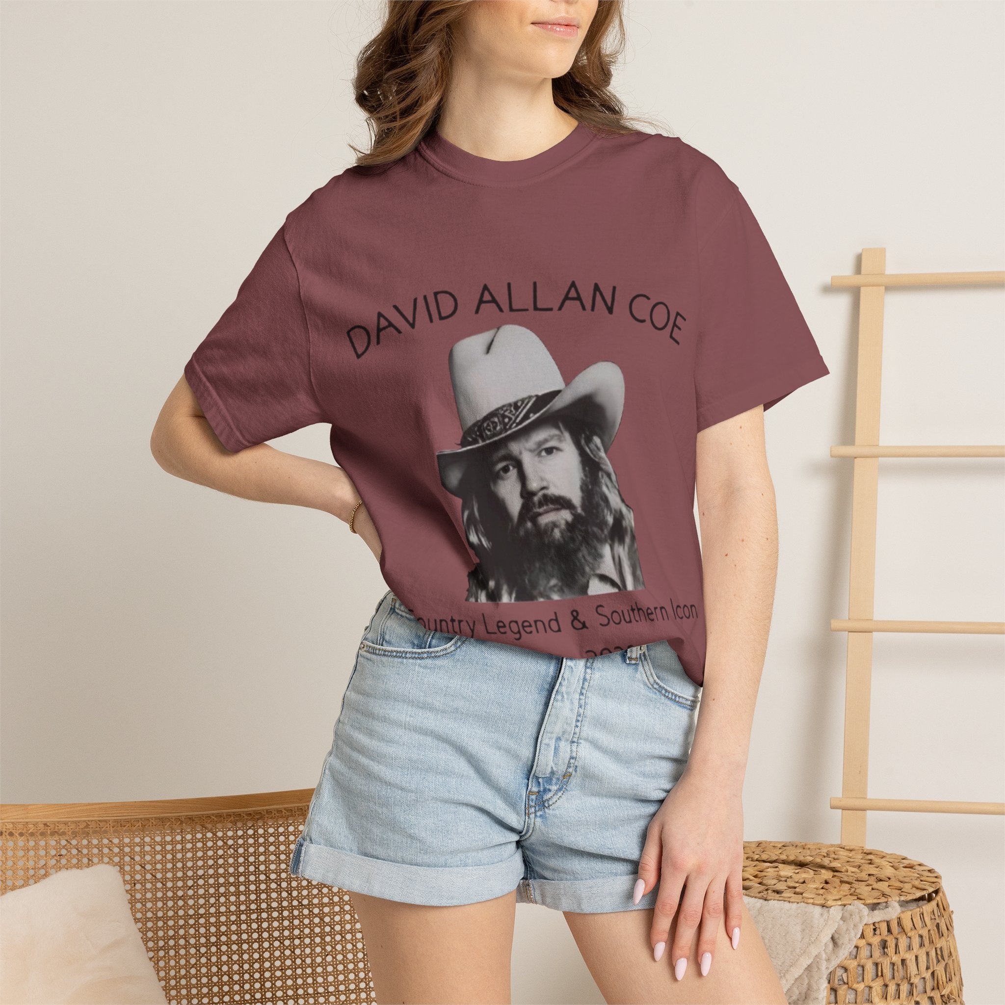David Allan Coe Tribute T-Shirt – Country Legend Memorial