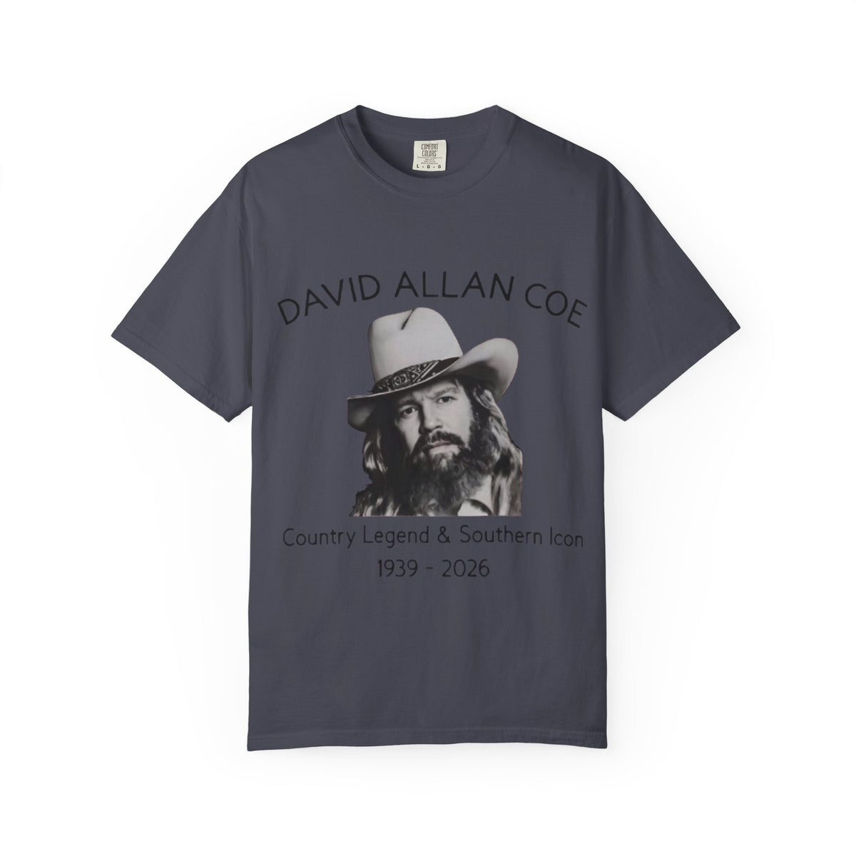 David Allan Coe Tribute T-Shirt — Country Legend Memorial Tee (1939–2026)