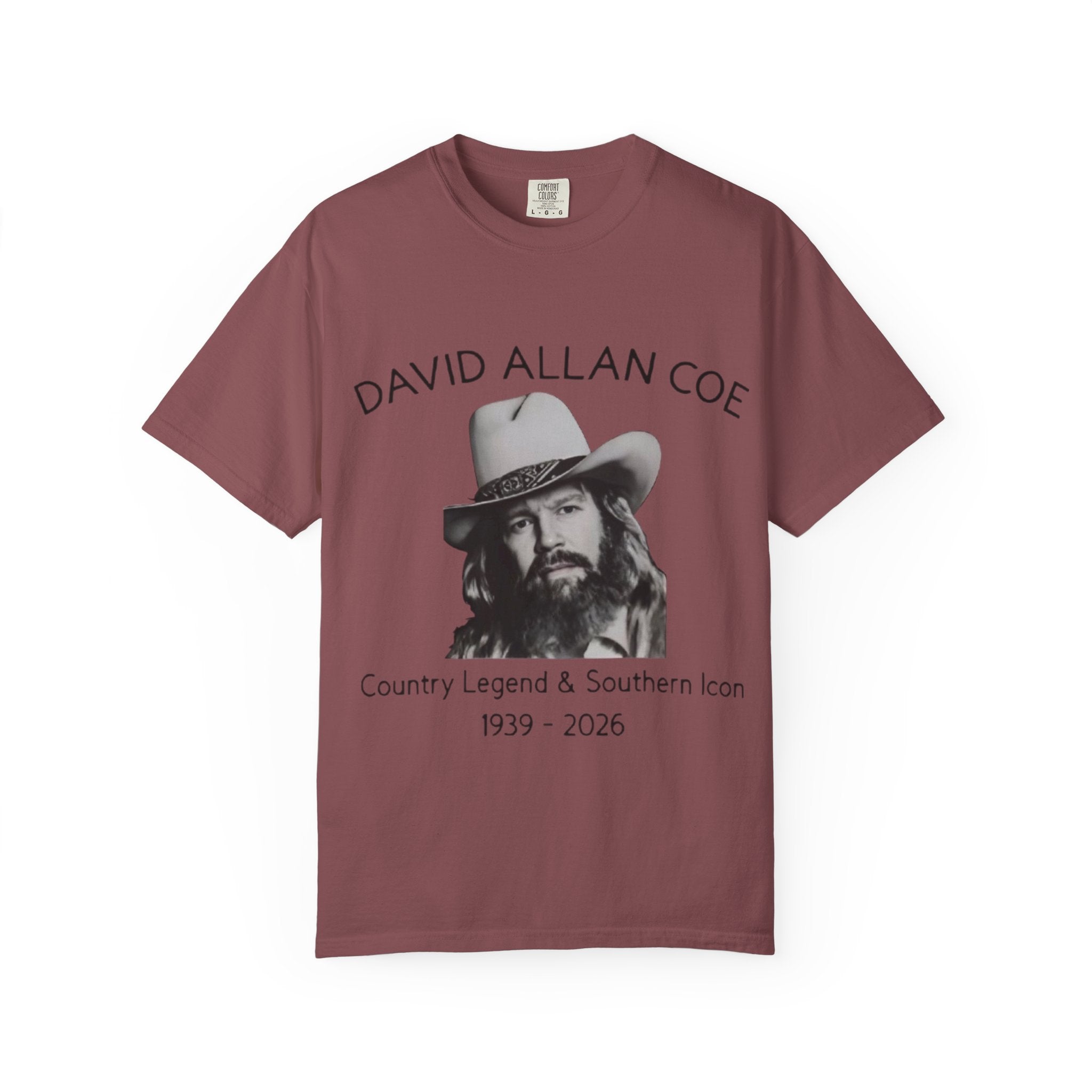 David Allan Coe Tribute T-Shirt – Vintage Cotton Memorial Tee