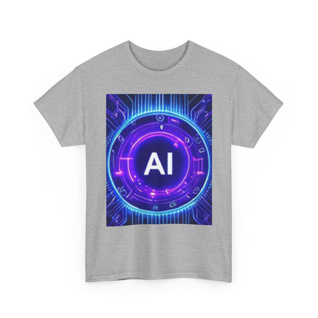 AI Circuit Tee — Futuristic Tech Graphic T-Shirt
