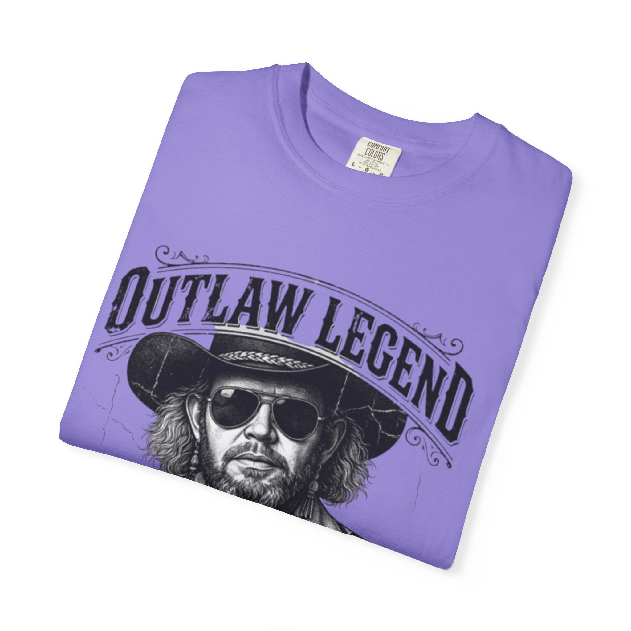 Outlaw Legend Tribute T-Shirt — David Allan Coe Memorial Graphic Tee