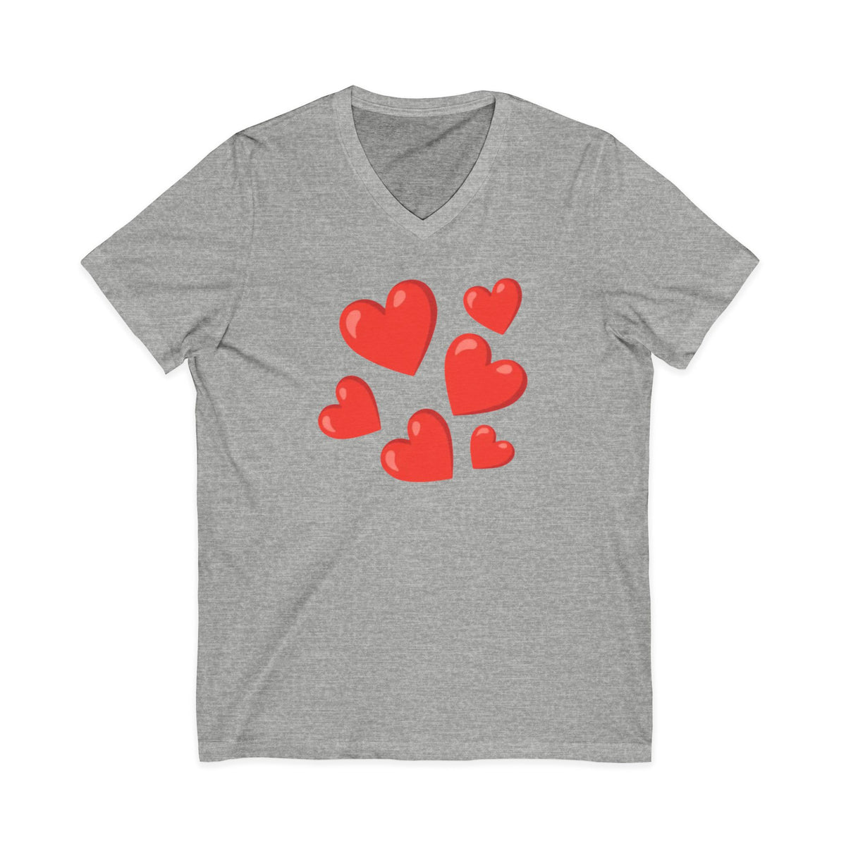 Unisex Jersey Short Sleeve V-Neck Tee