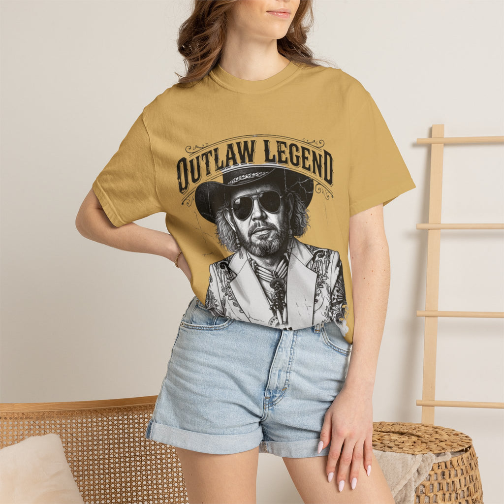 Outlaw Legend Tribute T-Shirt — David Allan Coe Memorial Graphic Tee