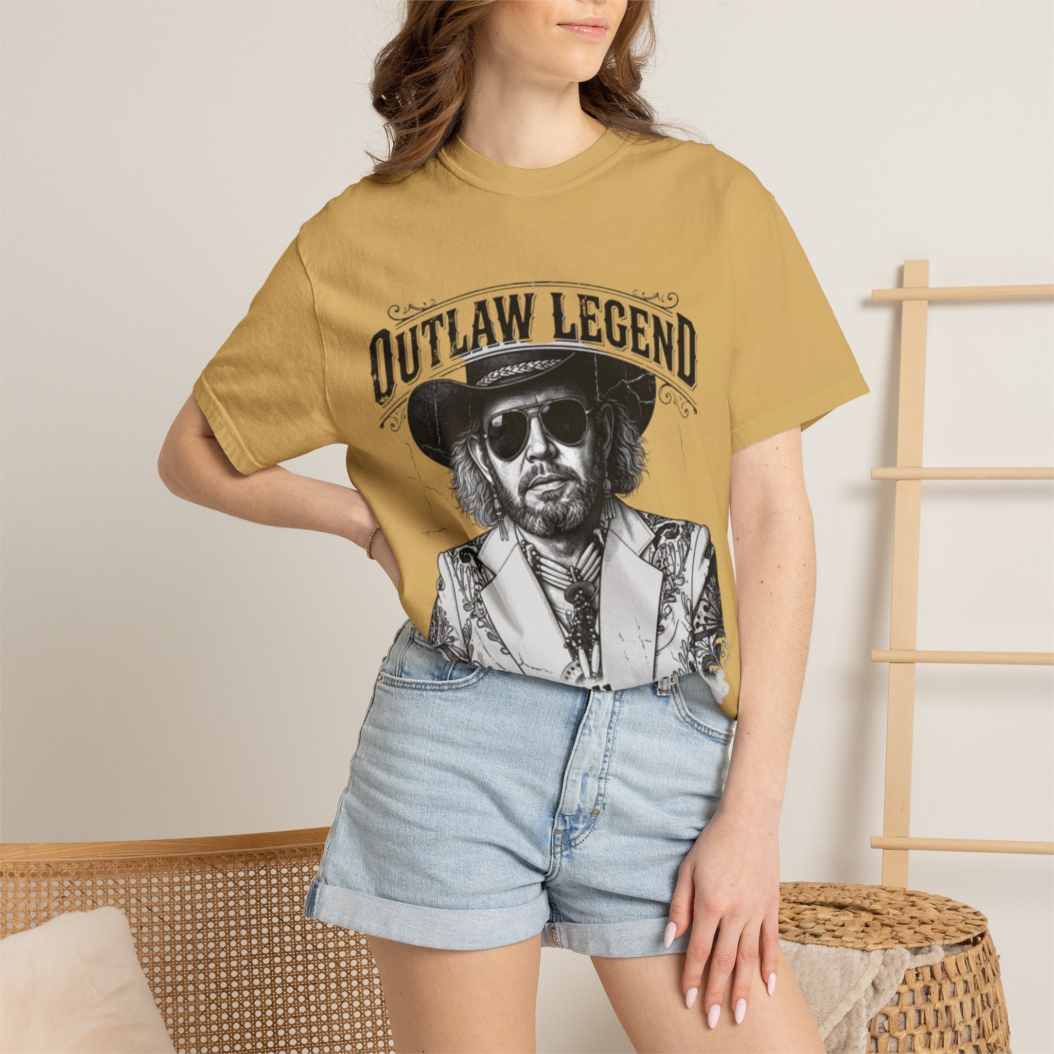 Outlaw Legend Tribute T-Shirt — David Allan Coe Memorial Graphic Tee