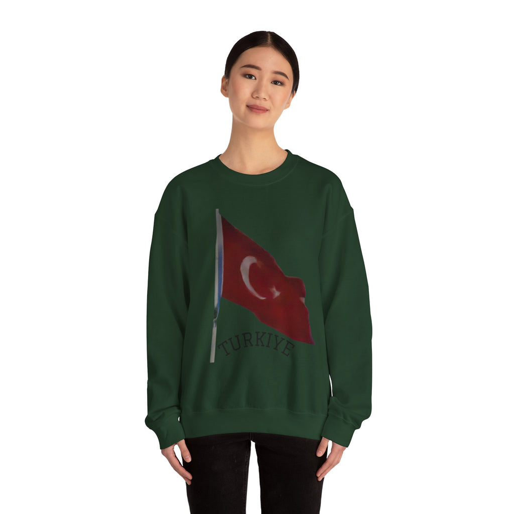 Turkish Flag Fleece Crewneck
