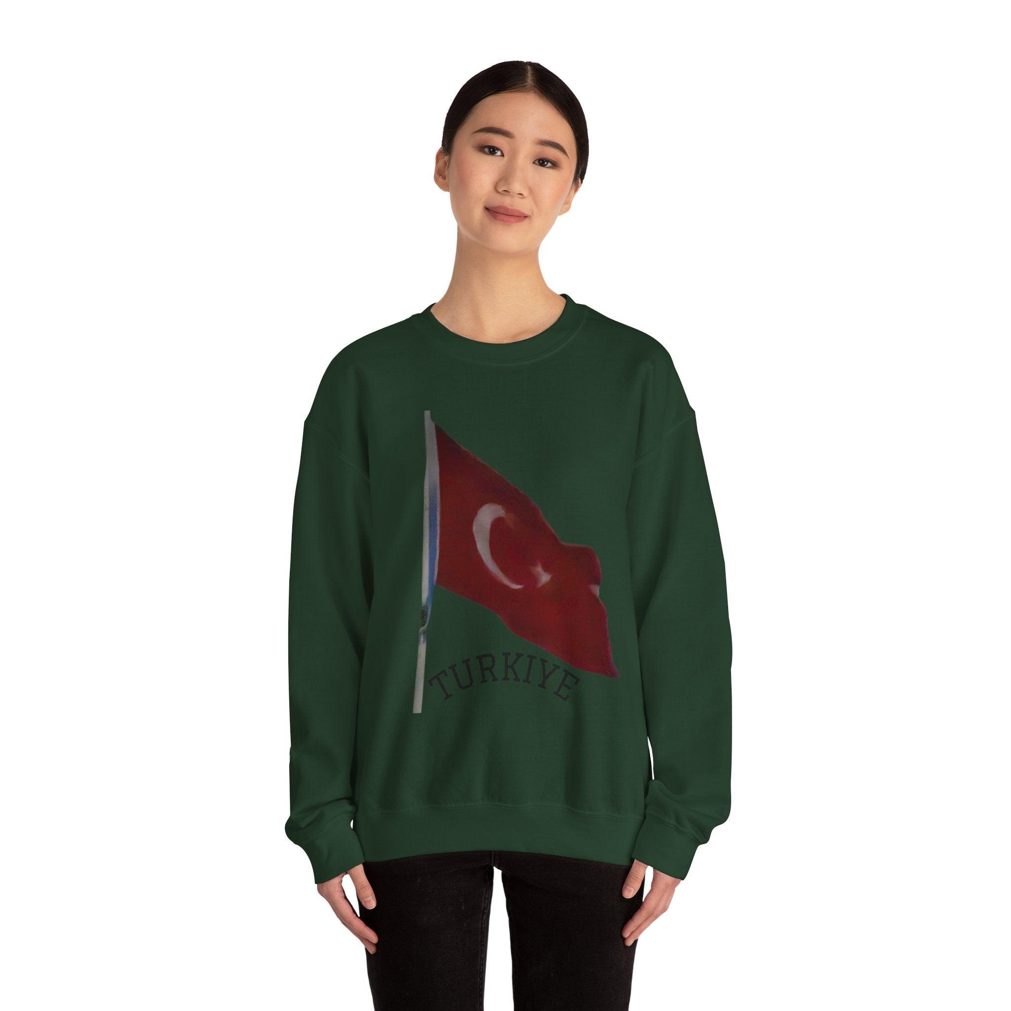 Turkish Flag Fleece Crewneck