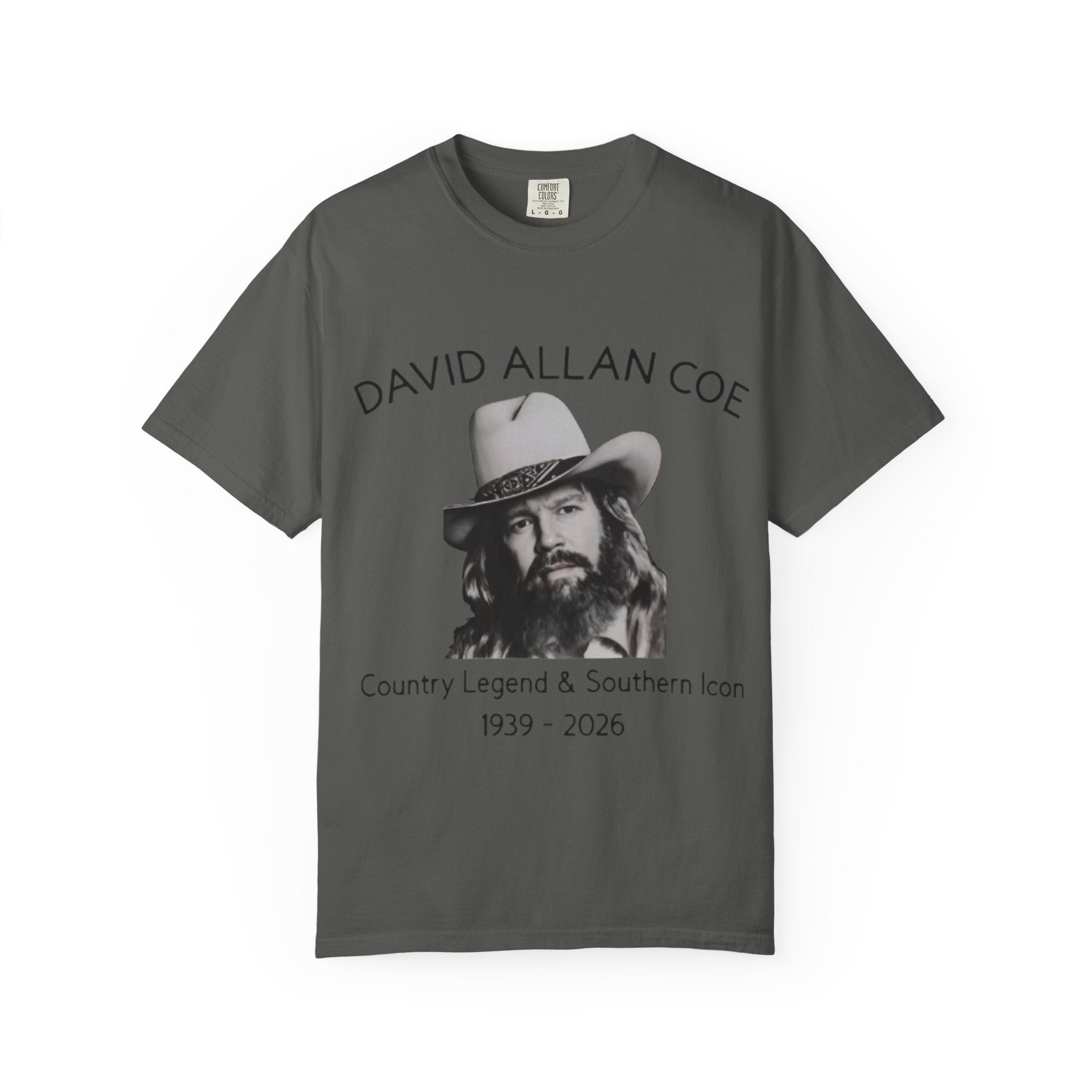 David Allan Coe Tribute T-Shirt – Vintage Cotton Memorial Tee