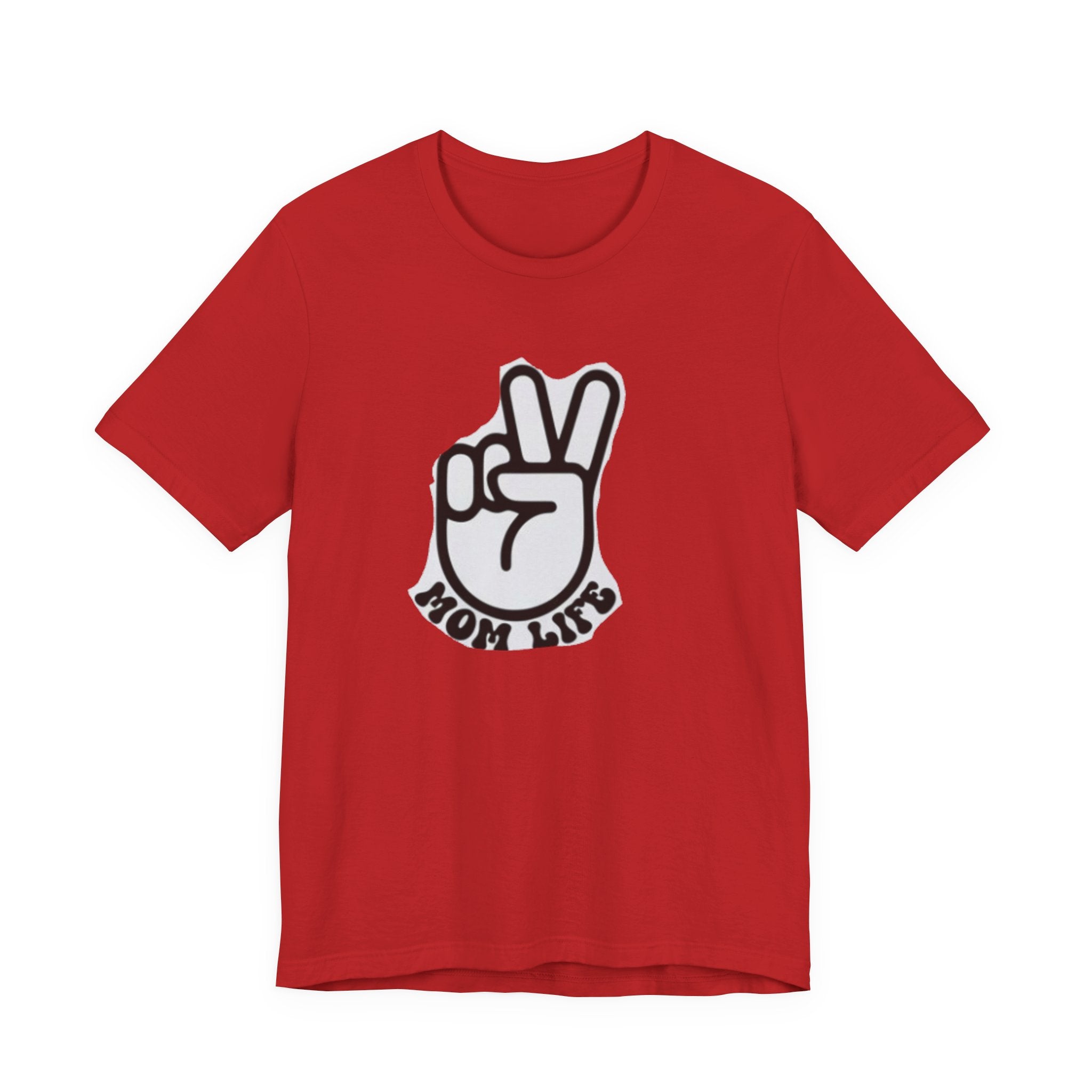 Mom Life Peace Sign T-Shirt