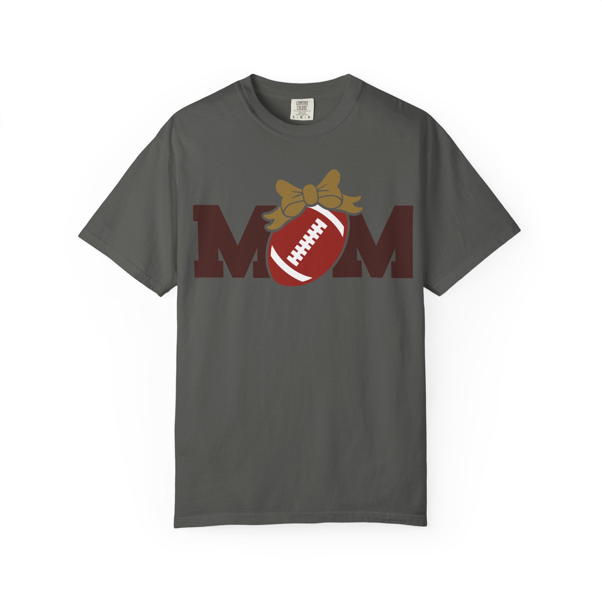 Garment-Dyed Football Mom Tee