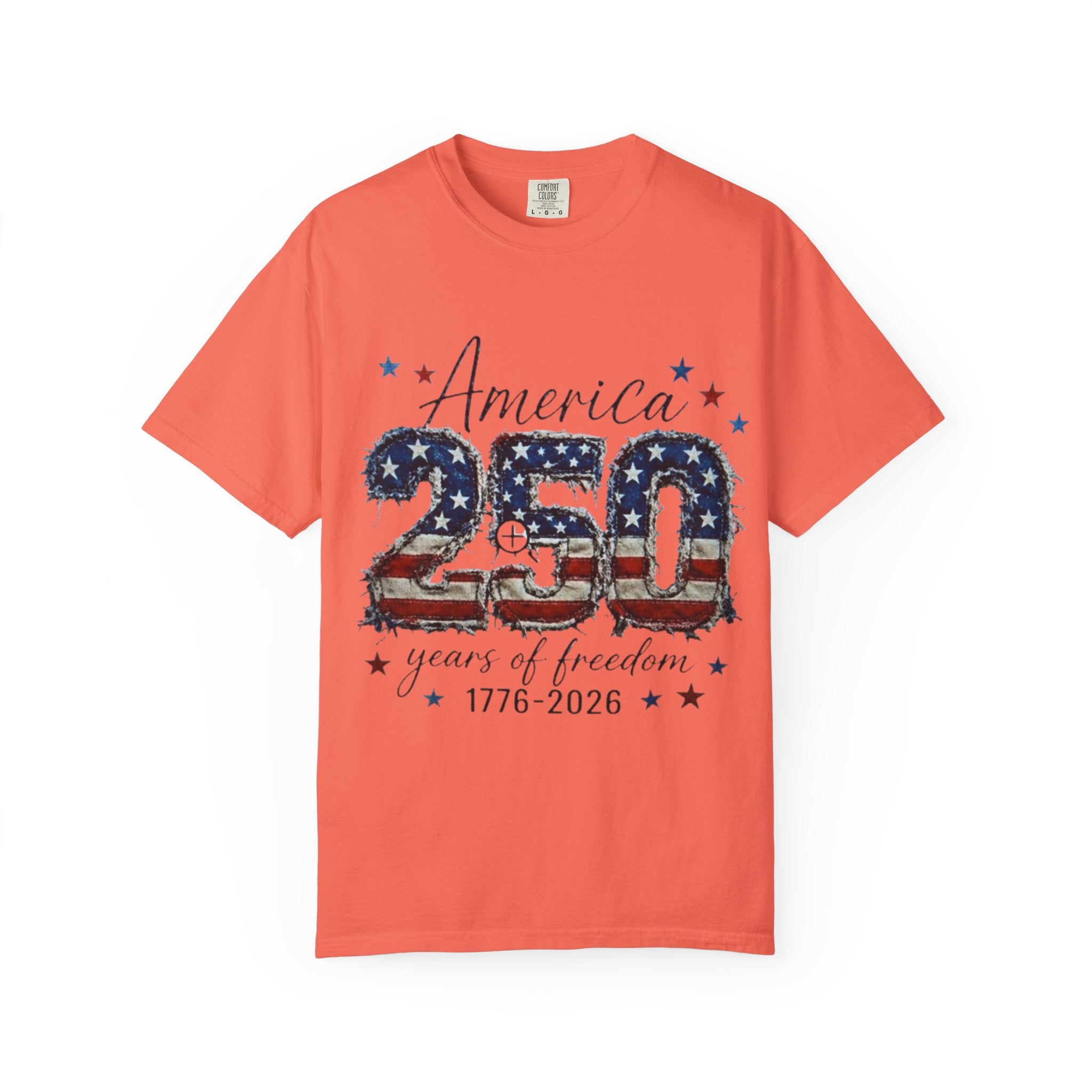 America 250 T-Shirt — 1776–2026 Stars & Stripes Patriotic Tee