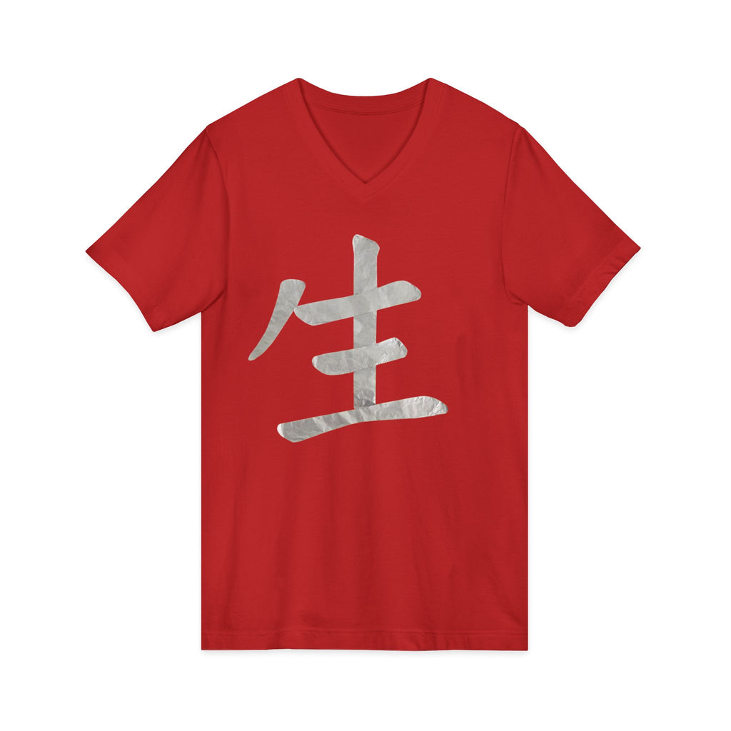 Unisex Jersey Short Sleeve V-Neck Tee