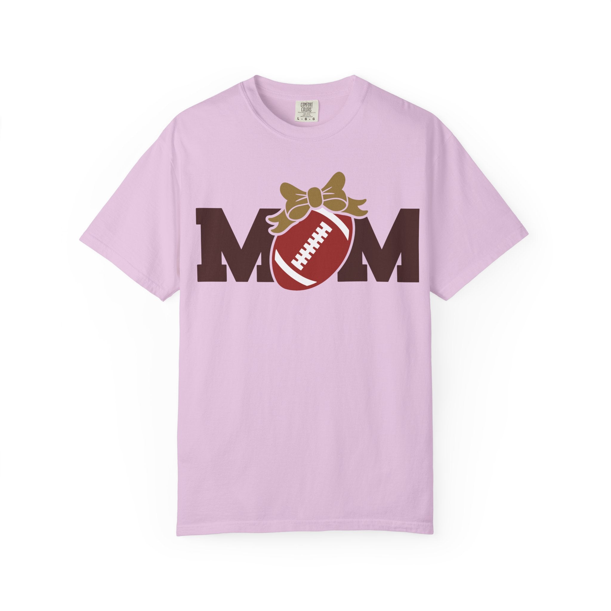Garment-Dyed Football Mom Tee