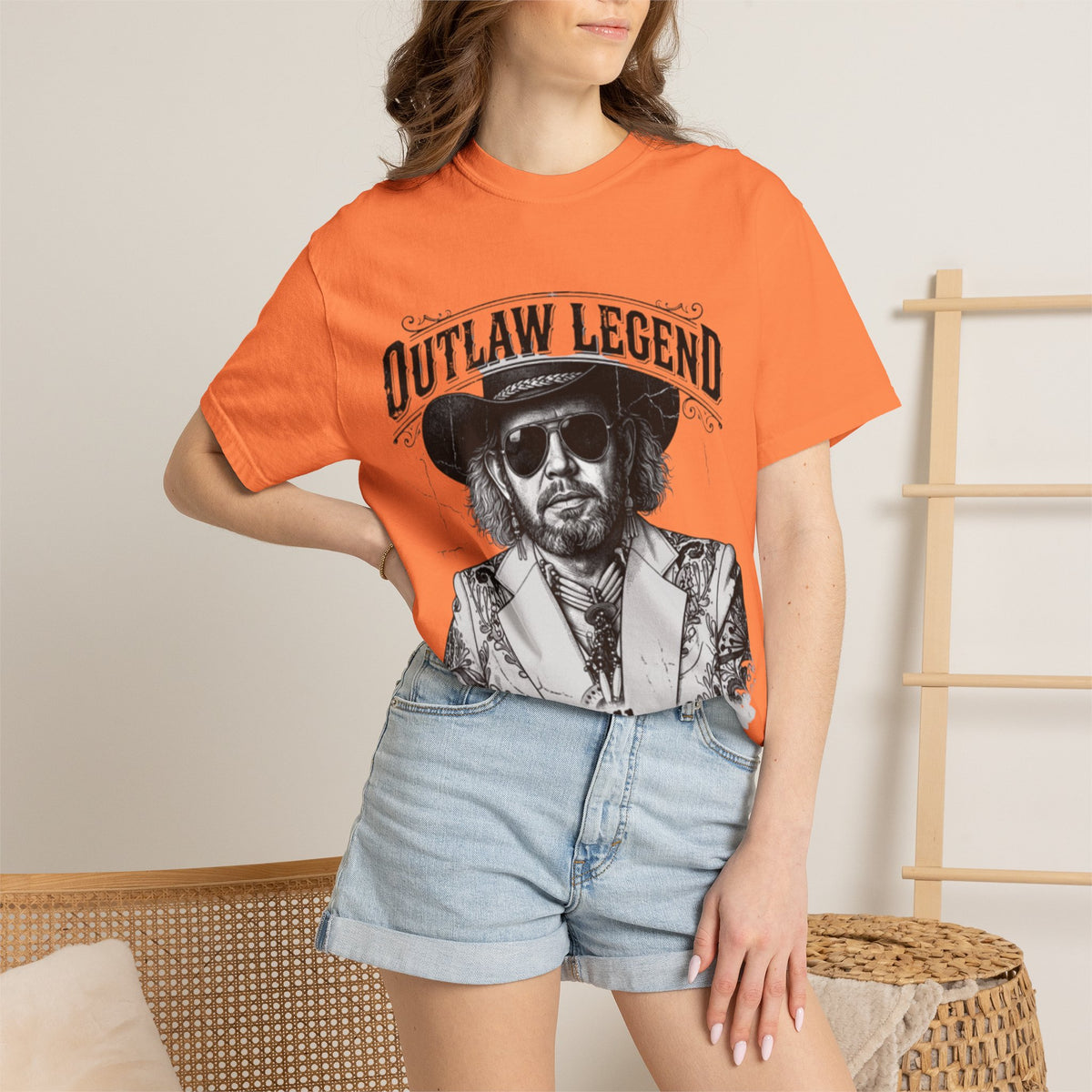 Outlaw Legend Tribute T-Shirt — David Allan Coe Memorial Graphic Tee