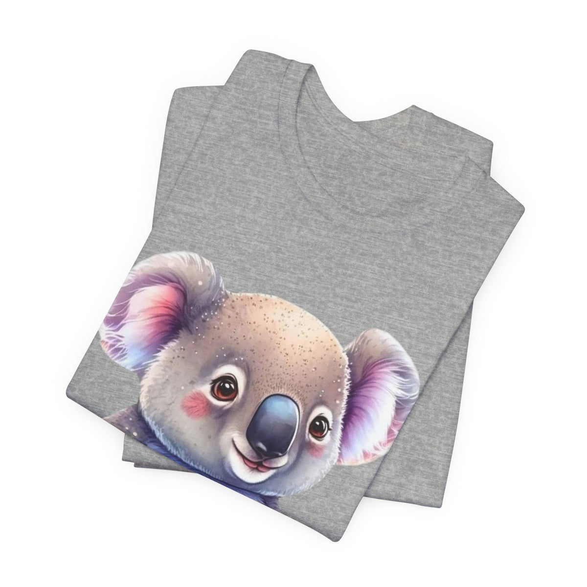 Cute Koala Graphic Tee — Adorable Baby Koala with Flowers T-Shirt