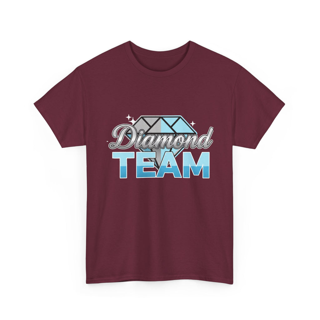 Diamond Team T-Shirt — Blue Gem Graphic Tee