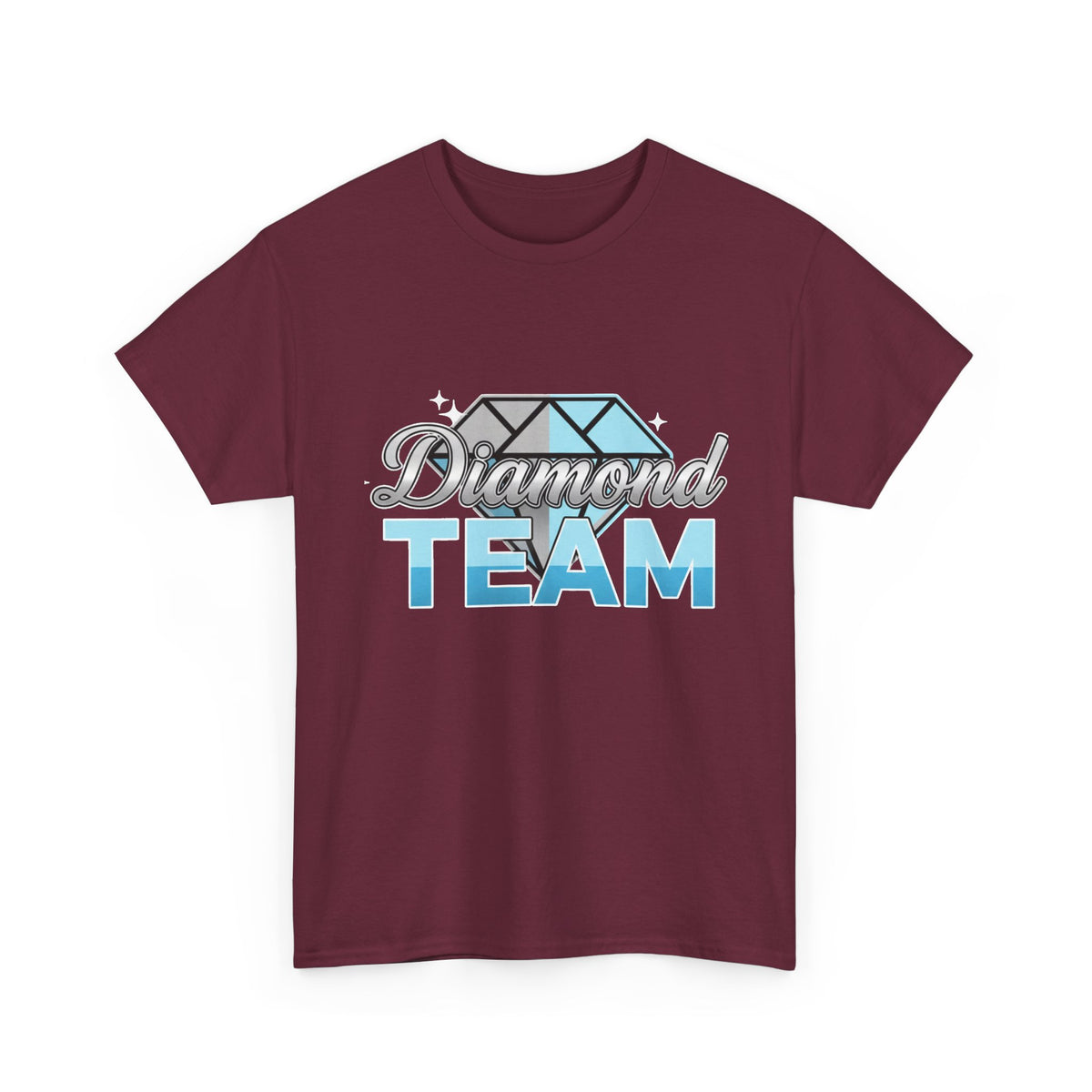 Diamond Team T-Shirt — Blue Gem Graphic Tee